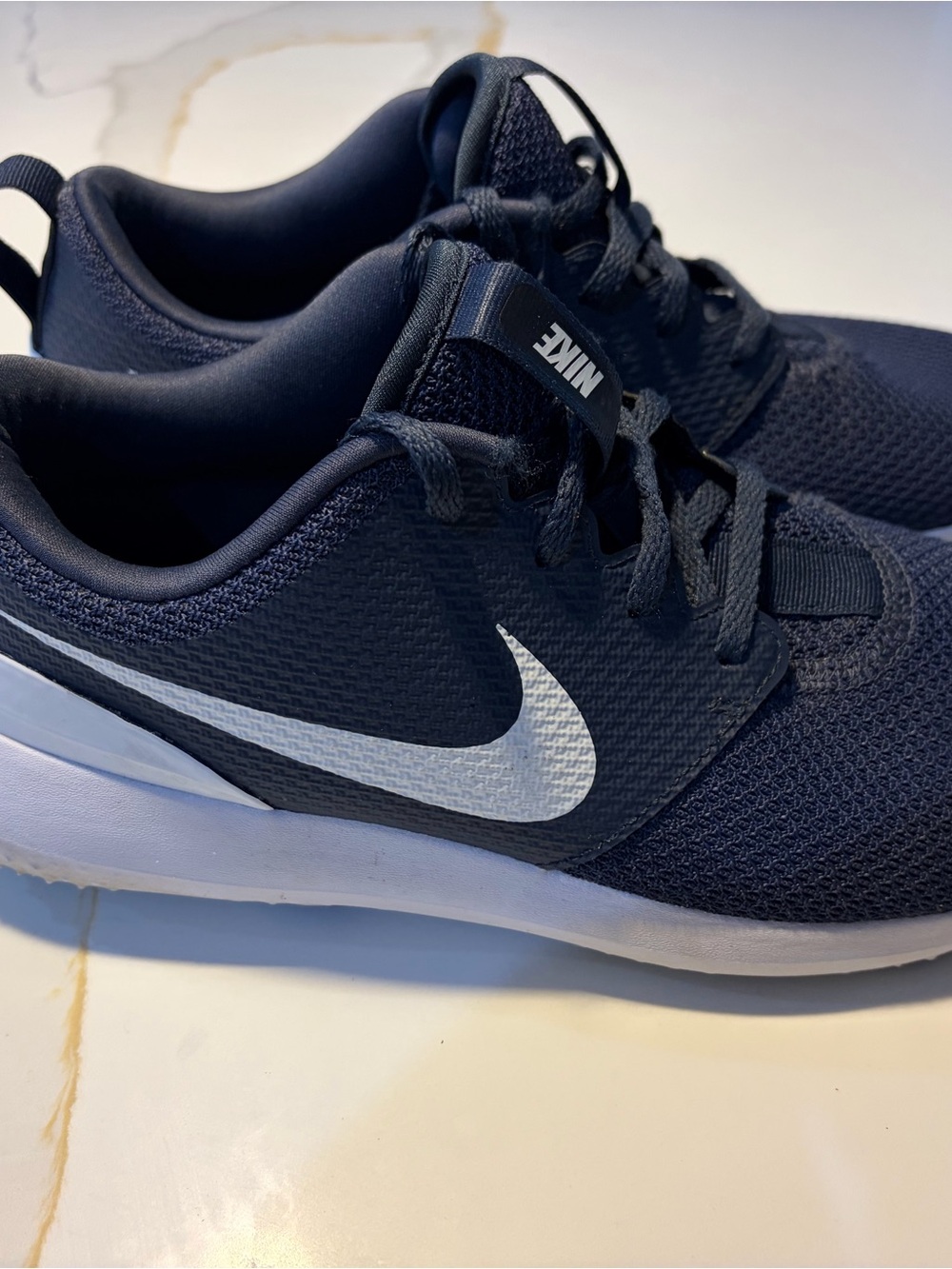 Nike Roshe G Spikeless Golf Shoes Navy White Men 7 women 8.5
